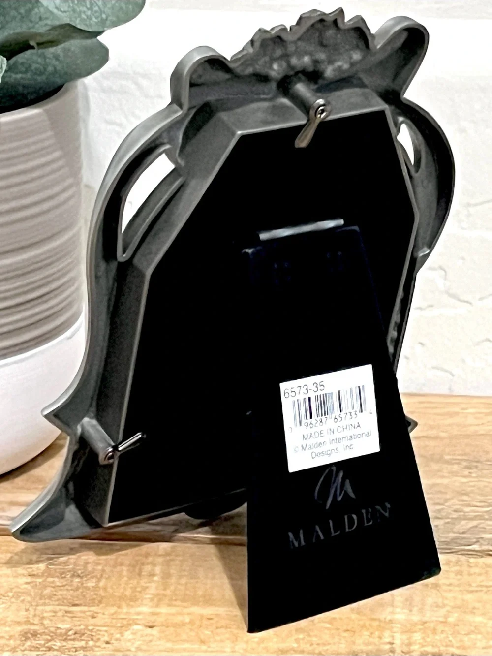 Malden Pewter Bow Rose Wedding Picture Frame 3.5x5 Style 6573-35